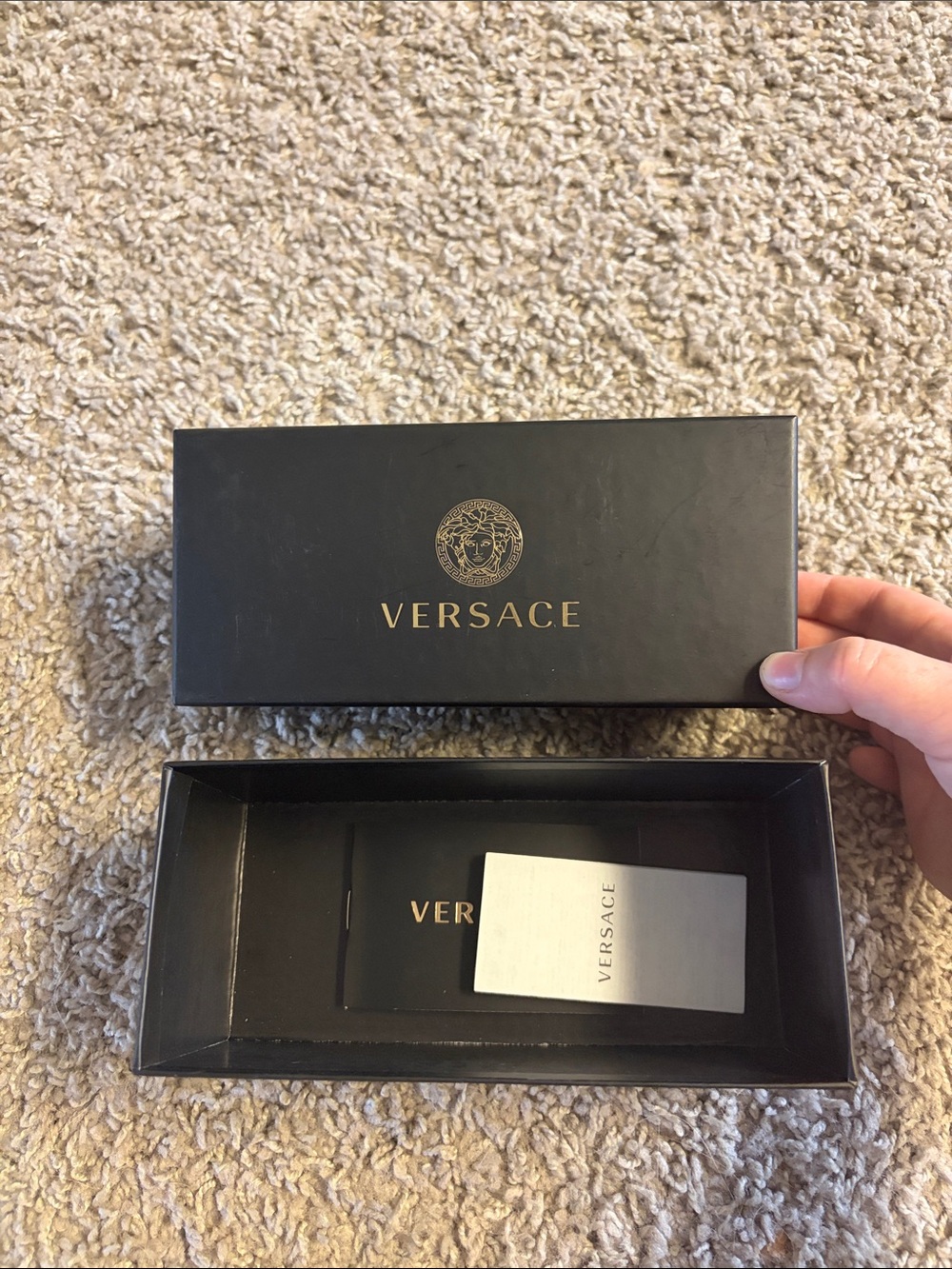 Versace Black Accessories Sunglass Box
